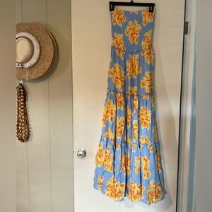 Abel the Label ATL strapless maxi dress size S